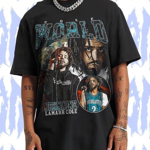 Gildan | Shirts | J Cole Rapper Tshirt Vintage J Cole Tshirt Rapper ...